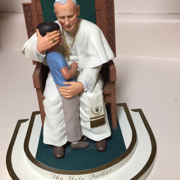 Danbury Mint Pope John Paul II Sculpture - Picture 1 of 11